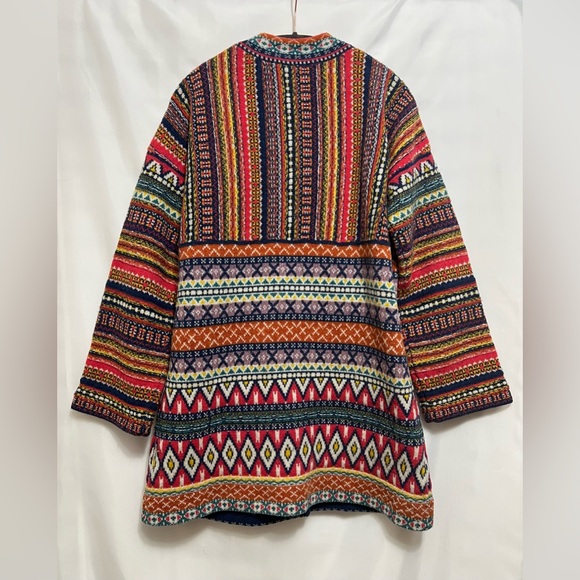 Anthropologie Moth Livia Intarsia Cardigan - Picture 4 of 11